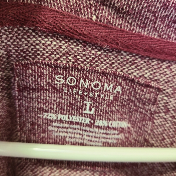 Sonoma Heathered Cowl Neck Sweater Womens Large L - Picture 5 of 5